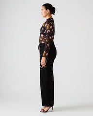 LILIANNA TOP BLACK MULTI